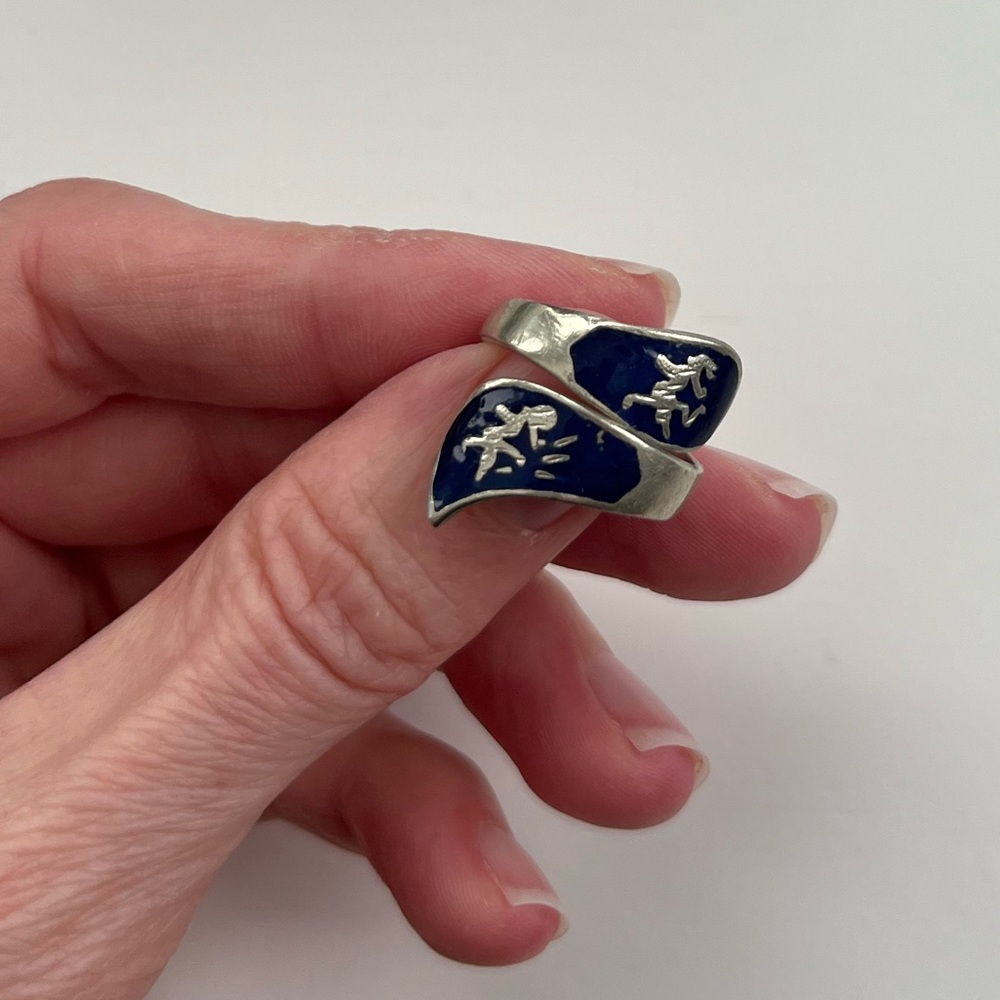 Vintage silver Thailand ring - Picture 3 of 5
